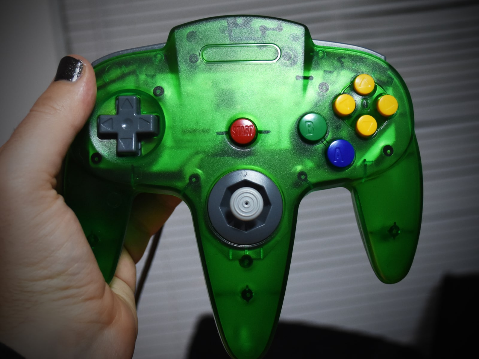Off-brand Nintendo 64-style controller for PC