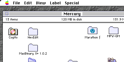 Mac System 7 appearance