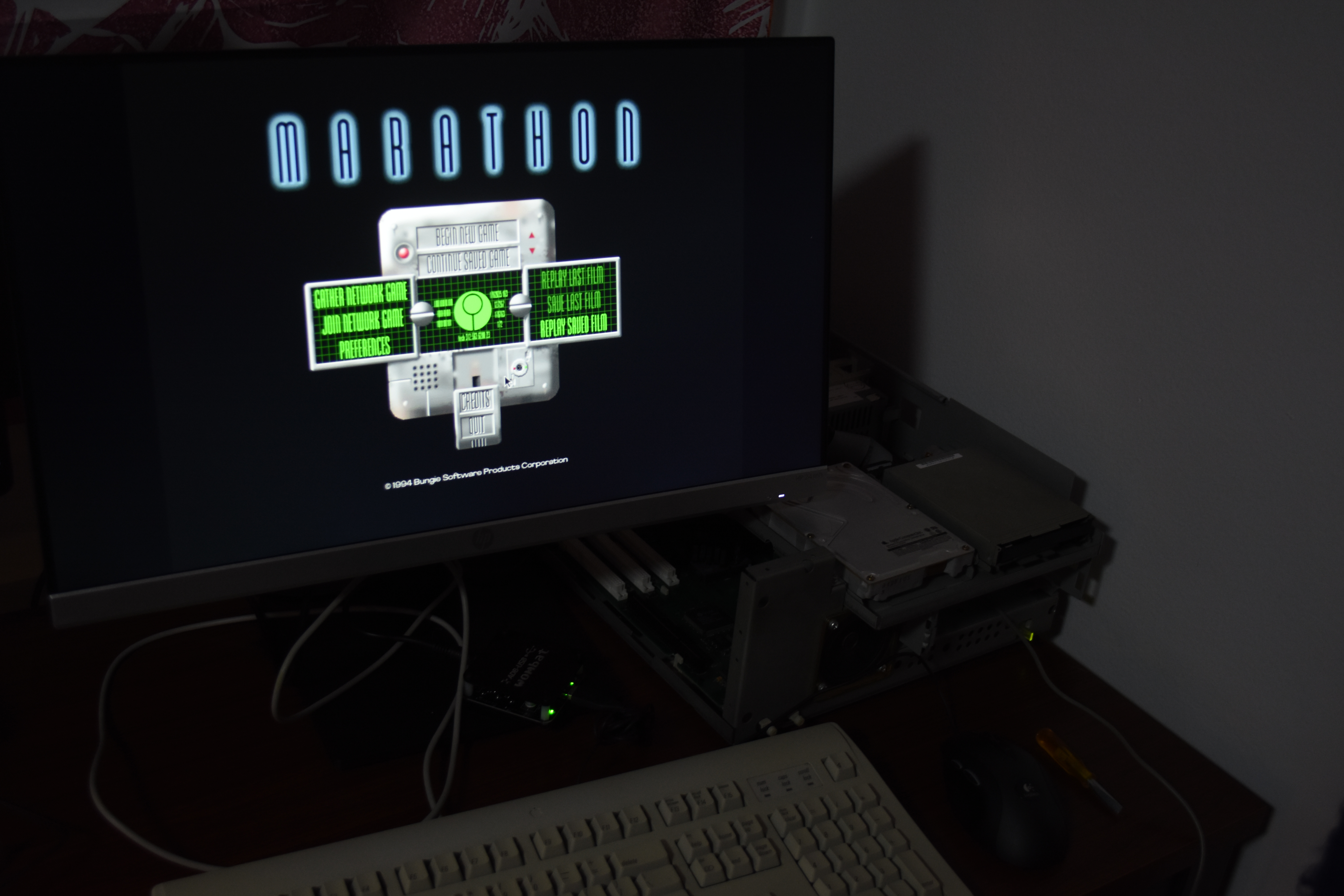 Marathon running on a Macintosh Quadra 650