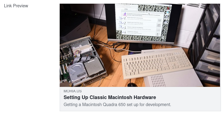 A webpage previewed in the Facebook sharing debugger.