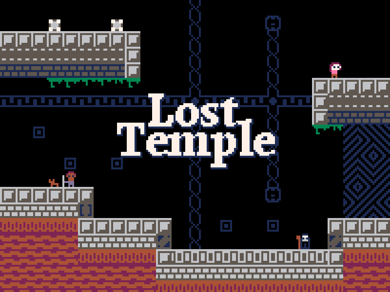 Splash screen for “Lost Temple” video game