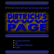 Screenshot of Dietrich's WWW Page